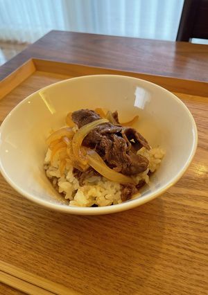 簡単！お砂糖なしでも美味しい牛丼♡-レシピのメイン写真