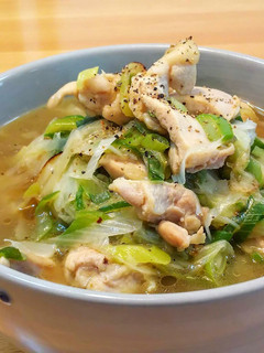 低糖質!ごま油香るしらたき鶏葱塩ラーメン-レシピのメイン写真