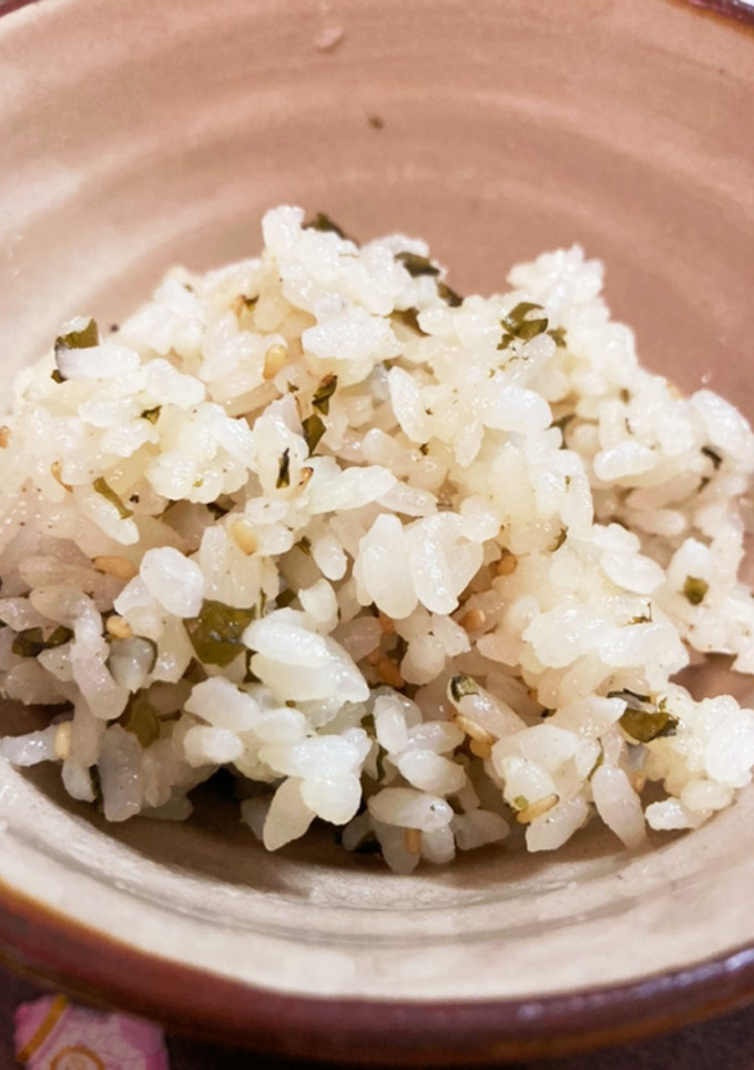 ワカメの炊き込みご飯-レシピのメイン写真