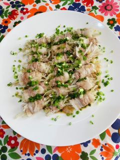 もやしキャベツの豚肉巻き〜酒蒸し焼き〜-レシピのメイン写真