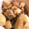 簡単○さといもとひき肉の煮たやつ