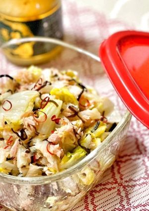 ❀白菜と姜葱醤の塩昆布和え❀-レシピのメイン写真