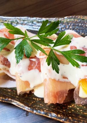 簡単★柿とチーズの生ハム巻き-レシピのメイン写真