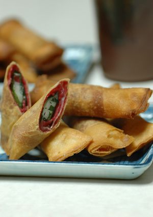 おつまみに♪ビアソーもち春巻き-レシピのメイン写真