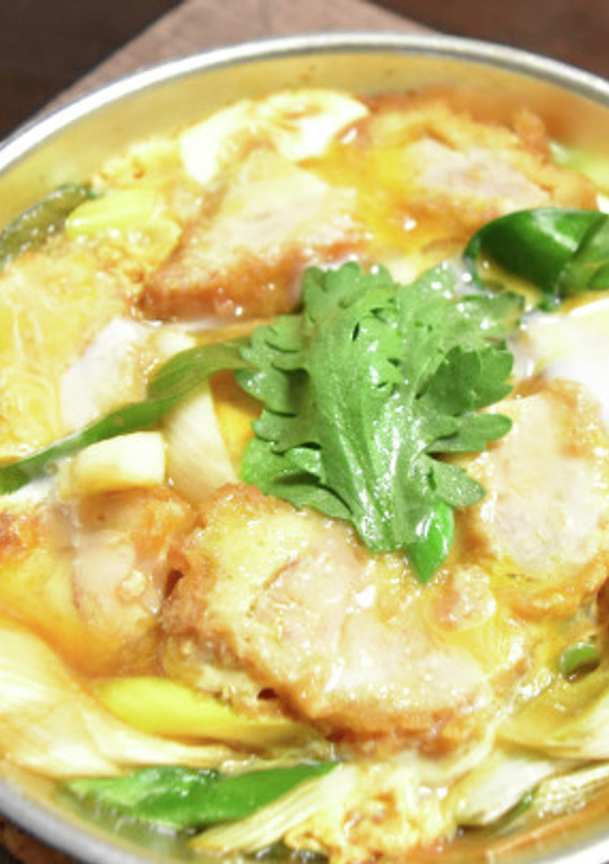 下仁田ねぎのカツとじ煮-レシピのメイン写真
