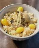 牡蠣と銀杏の炊き込みご飯 牡蠣だけでも◯