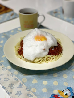 納豆のミートソースパスタ-レシピのメイン写真
