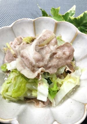 簡単豚ロースの生姜蒸し★低カロリー★-レシピのメイン写真