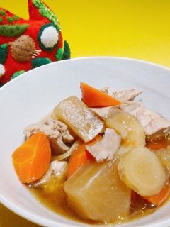大根と鶏肉の煮物-レシピのメイン写真