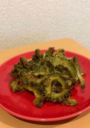 サクサクおやつ！ゴーヤの甘だれかけ-レシピのメイン写真