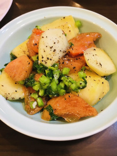 柿とカブの前菜-レシピのメイン写真