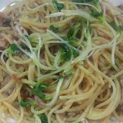รูปของ ツナとえのき茸の和風スパゲッティ