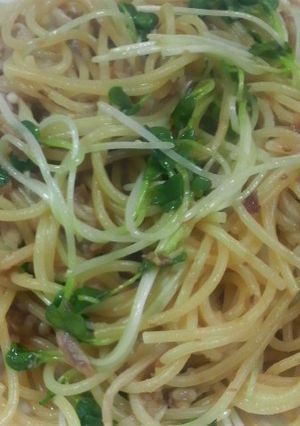 ツナとえのき茸の和風スパゲッティ-レシピのメイン写真