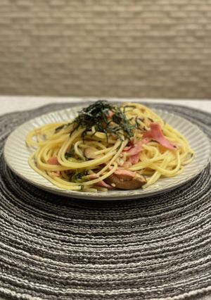 ベーコンと高菜の和風ペペロンチーノ-レシピのメイン写真