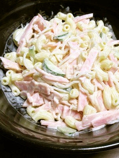 海藻麺入り、ササっと時短マカロニサラダ-レシピのメイン写真