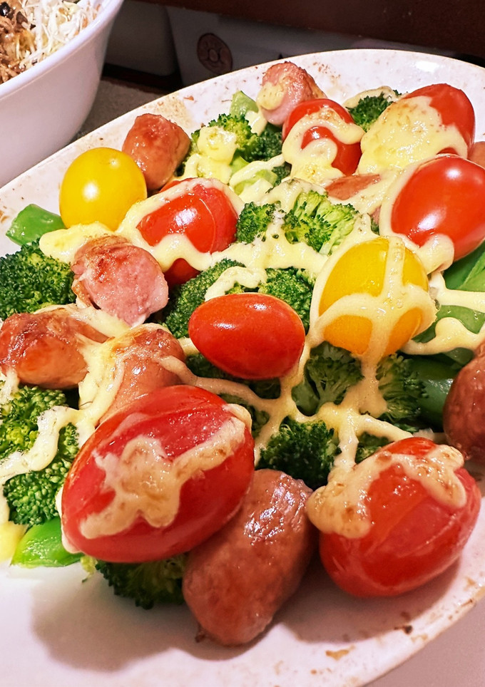 簡単ブロッコリーとトマトのトースター焼き-レシピのメイン写真
