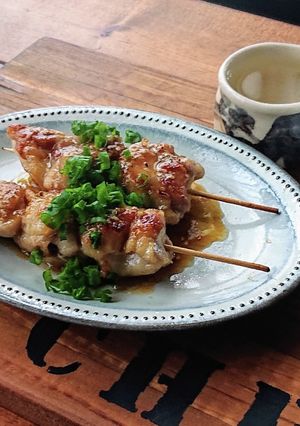 悪魔のおつまみ★焼き鳥わさびバターソース-レシピのメイン写真