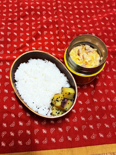 11/7 親子丼模試弁当-レシピのメイン写真