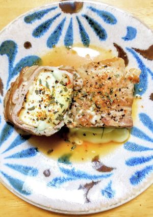 厚揚げのチーズ入り肉巻き-レシピのメイン写真