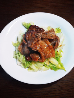 簡単☆焼き肉サラダ-レシピのメイン写真