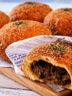 サクサクもちもちキーマカレーパン【HB】-レシピのメイン写真