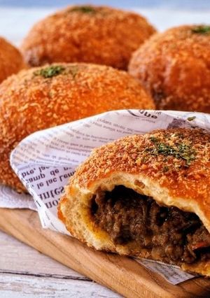 サクサクもちもちキーマカレーパン【HB】-レシピのメイン写真
