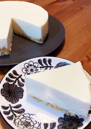 ヨーグルトdeレアチーズケーキ-レシピのメイン写真