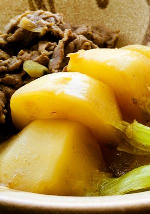 「おうち居酒屋」牛肉とカブのすき焼き♡-レシピのメイン写真