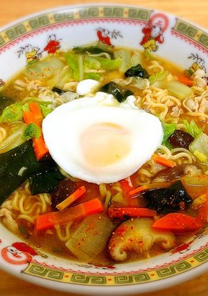 濃厚にサッポロ一番みそラーメンをアレンジ-レシピのメイン写真