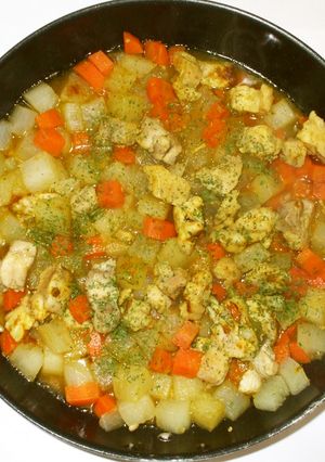 大根鶏肉のカレースープ煮♪簡単大量消費-レシピのメイン写真