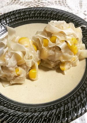 簡単!ヘルシー高タンパク!鶏モモ肉焼売-レシピのメイン写真