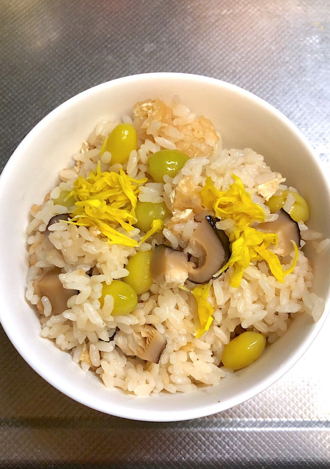 秋の味覚♡銀杏の炊き込みごはん薄味仕立て-レシピのメイン写真