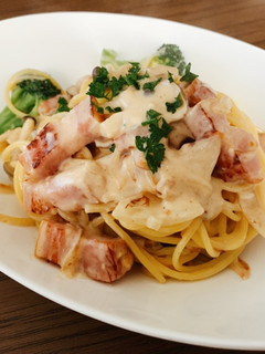 冬に食べたくなる 和風クリームパスタ♪-レシピのメイン写真