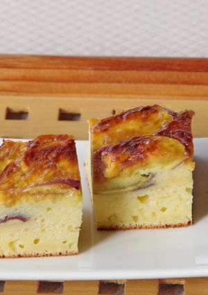 フライパンで焼くスイートポテトケーキ-レシピのメイン写真