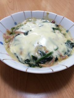ほうれん草とベーコンの豆腐グラタン-レシピのメイン写真