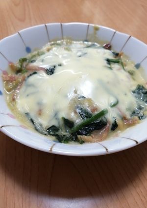 ほうれん草とベーコンの豆腐グラタン-レシピのメイン写真
