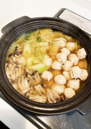 ひき肉団子お鍋-レシピのメイン写真