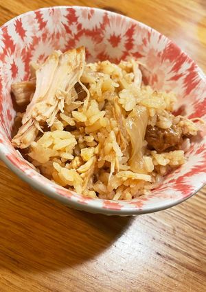 簡単!ロティサリーチキンで炊き込みご飯-レシピのメイン写真