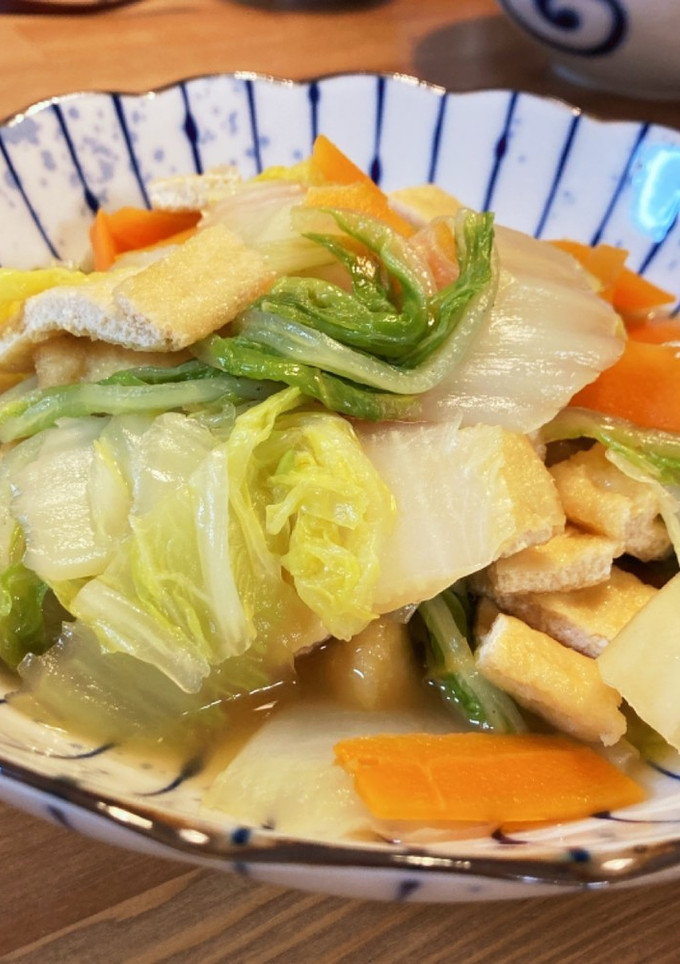 簡単☆白菜と京あげの煮びたし-レシピのメイン写真