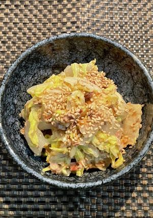 白菜の味噌マヨツナ和え(お弁当にも)-レシピのメイン写真