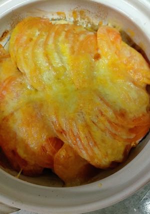 土鍋で♪　なすとトマトのチーズ焼き-レシピのメイン写真