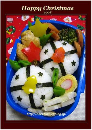 キャラ弁♪クリスマス★気分の簡単弁当♪-レシピのメイン写真