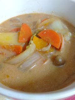 たっぷり野菜の豆乳味噌スープ-レシピのメイン写真