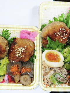 【夫婦弁当161】鶏つくねときゅうり沢庵-レシピのメイン写真