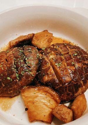 ジャンボしいたけのバター醤油ステーキ-レシピのメイン写真