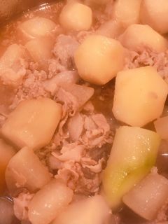 豚バラと里芋大根の炒め煮-レシピのメイン写真