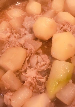 豚バラと里芋大根の炒め煮-レシピのメイン写真