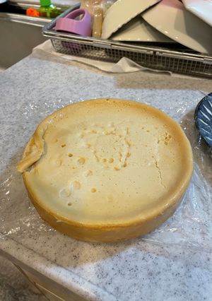 チーズケーキ 普通に完成-レシピのメイン写真