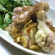 鶏手羽元のにんにく醤油かけ
