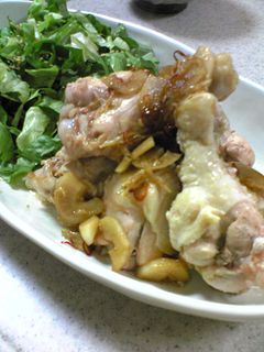 鶏手羽元のにんにく醤油かけ-レシピのメイン写真